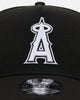 New Era Los Angeles Angels 'Easy Black and White' 9FORTY A-Frame Snapback Black/White