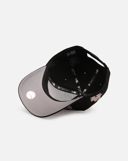 New Era Los Angeles Dodgers 'Drip Glow Script' 9FORTY A-Frame Snapback Black/Pink