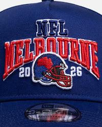 New Era Melbourne NFL Event 9Forty A-Frame Snapback Dark Blue
