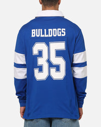 Bleacher Athletic Canterbury-Bankstown Bulldogs NRL Legacy Rugby Polo Shirt Blue