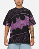 73Studio X DC Batman Logo All Over Print T-Shirt Black Wash