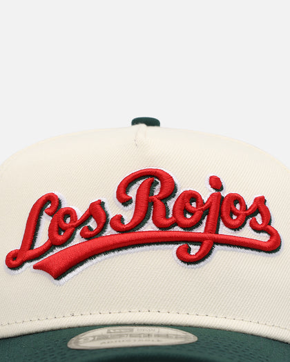 New Era Cincinnati Reds 'Mexican Independence Day' 9FORTY A-Frame Snapback Chrome/Dark Green