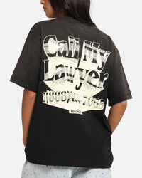 Market Call My Lawyer 3D T-Shirt Faded Black