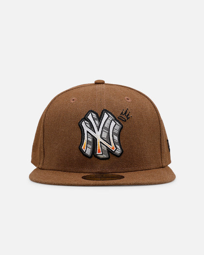 New Era New York Yankees 'Scribble' 59FIFTY Fitted Brown