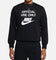 Nike Club French Terry Crewneck Black/White