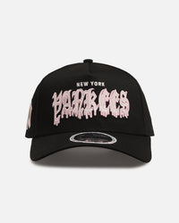 New Era New York Yankees 'Drip Glow Script' 9FORTY A-Frame Snapback Black/Pink
