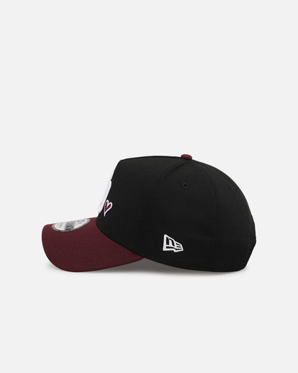 New Era San Diego Padres 'Burgundy Hearts' 9FORTY A-Frame Snapback Black/Maroon