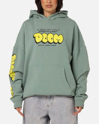 73Studio Marvel Fantastic Four Doctor Doom Villain Hoodie Washed Green