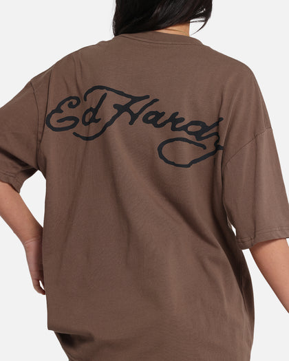 Ed Hardy Eagle T-Shirt Brown