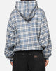 Carre Gridline Hoodie Blue-plaid