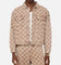 XXIII Checker Board Trucker Jacket Tan