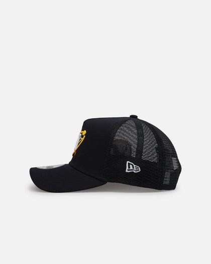 New Era Houston Astros 'Team Color' 9FORTY A-Frame Trucker Snapback OTC