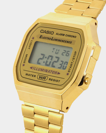 Casio A168WG-9W Gents Digital Watch Gold