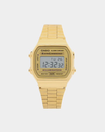 Casio A168WG-9W Gents Digital Watch Gold