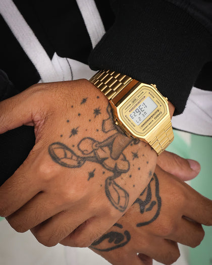 Casio A168WG-9W Gents Digital Watch Gold