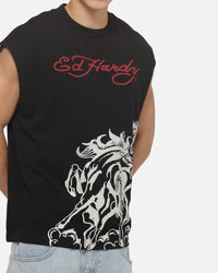 Ed Hardy Stallion Muscle T-Shirt Black