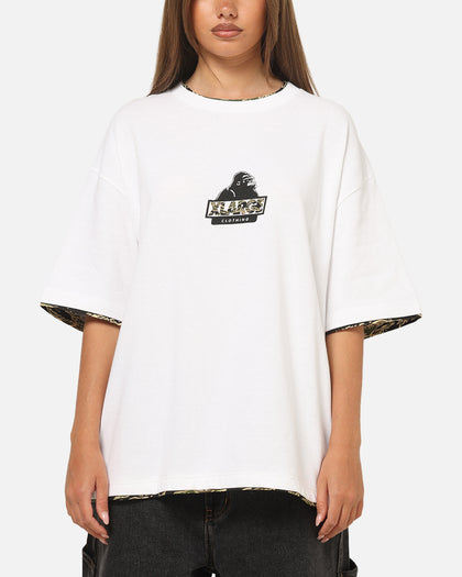 X-Large Double Layer Gorilla Fit T-Shirt White