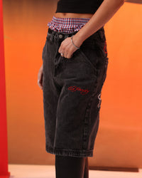 Ed Hardy Devil Jorts Black