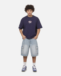 Mitchell & Ness New York Yankees Floral Box T-Shirt Navy