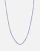Saint Morta 2mm Micro Tennis Chain Iced White Gold