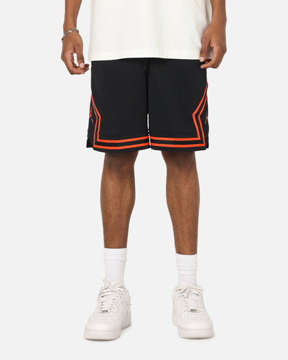 Jordan Dri-FIT Mesh Diamond Shorts Black/Orange