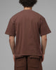 Loiter Hybrid Premium T-Shirt Brown/Pink
