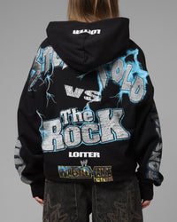 Loiter X WWE Stone Cold Beef Vintage Zip Hoodie Black