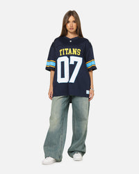 Bleacher Athletic Gold Coast Titans NRL Gridiron Mesh Jersey Official Team Color