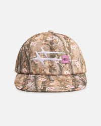 Loiter Hybrid Snapback Cap Pink Tree Camo