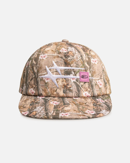 Loiter Hybrid Snapback Cap Pink Tree Camo