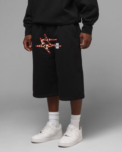Loiter Hybrid Premium Shorts Black/Leopard