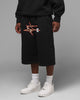 Loiter Hybrid Premium Shorts Black/Leopard