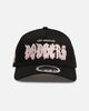 New Era Los Angeles Dodgers 'Drip Glow Script' 9FORTY A-Frame Snapback Black/Pink