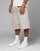 Loiter Destruct Sweat Shorts Grey
