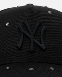 New Era New York Yankees  'Embellishment' 9FORTY A-Frame Snapback Black/Black