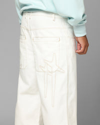 Loiter Star Born Jeans Off White