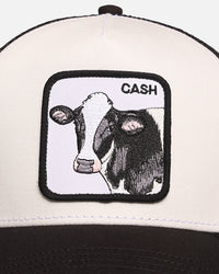 Goorin Bros The Cash Cow Trucker Snapback Off White/Black