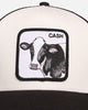 Goorin Bros The Cash Cow Trucker Snapback Off White/Black