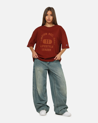 Champion Heritage Flocked Graphic T-Shirt Sumac