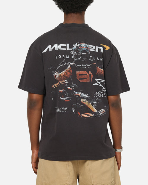 Mitchell & Ness X Mclaren Oscar Piastri Victory T-Shirt Faded Black