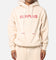 Daniel Patrick Surplus Logo Hoodie Cream/Maroon