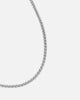 Saint Morta 2MM Palm Chain White Gold