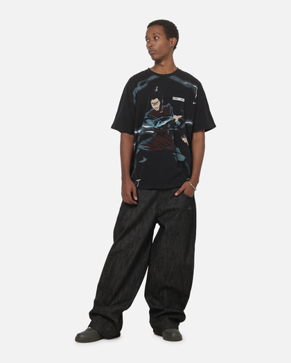 73Studio x Avatar: The Last Airbender Azula All Over Print T-Shirt Black Acidwash