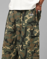 Loiter F-16 Balloon Cargo Pants Woodland Camo