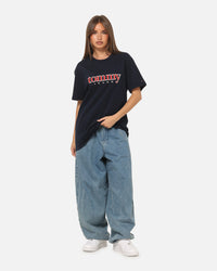Tommy Jeans Appliq Graphic T-Shirt Navy