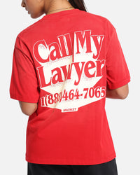 Market Call My Lawyer 3D T-Shirt Red