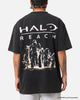 73Studio X Halo Halo Reach Vintage T-Shirt Black Acidwash