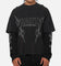 Saint Morta La Familia Layered Long Sleeve T-Shirt Washed Black