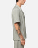XXIII Pleated Button Up Shirt Olive