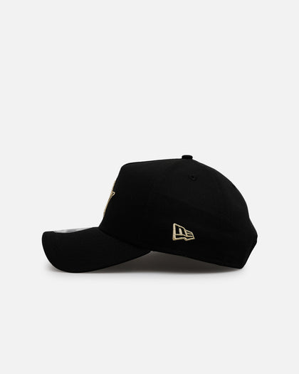 New Era Houston Astros 'Raised Metallic Chainstitch' 9FORTY A-Frame Snapback Black